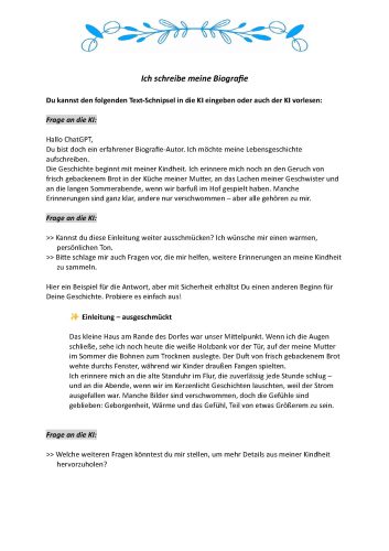 Biografie-schreiben